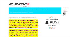 Desktop Screenshot of elmundo8.com